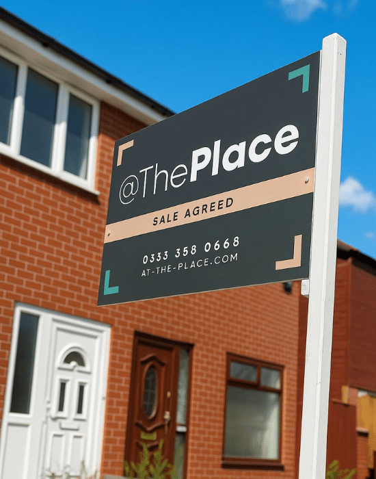 home page image 1 at the place for sale board